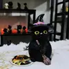 Venta Caliente Transfronteriza Escoba Voladora Gato Adornos de Resina Escritorio Lindo Decoración del Hogar Artesanías de Resina