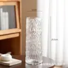 Vaso de Flor de Rede Estilo Ins, Vaso Vermelho Congelamento Extremo, Vidro de Geleira, Arranjo de Flores Transparente, Rosas, Flores Frescas, Decoração de Mesa de Jantar da Sala de Estar