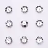 Atacado 10MM flor furo central vidro Diamante formato especial cristal de vidro Diamante roupas de dança acessórios de casamento acessórios diy