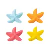 Mini estrelas-do-mar coloridas, enfeites para paisagem em miniatura, decorações de artesanato em resina, estilo Mediterrâneo, estrela-do-mar de cinco pontas