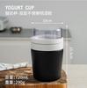 Copo de Iogurte de Aço Inoxidável 304 Transfronteiriço Lavável na Máquina de Lavar Louça Copo de Leite Portátil com Colher Copo de Café da Manhã Copo de Aveia Infantil