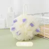 Bolinha de banho, esfoliante de banho, bolinha de banho de esponja, flor de banho em bola, flor de banho de esponja com corda para pendurar, bolinha de banho atacado