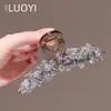 Novo Presilha de Cabelo de Cristal de Alto Padrão 2025, Feita à Mão com Fio, Exquisite para Mulheres, Pente de Cabelo Completo Tendência