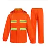 Conjunto de Capa de Chuva e Calça de Chuva Refletiva para Trabalho, Peças Separadas para Trânsito, Saneamento, Administração Rodoviária, Unidades de Gerenciamento de Propriedades, Prevenção de Inundações e Trabalhadores de Proteção do Trabalho