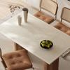 Mesa de Comedor de Lujo Ligero y Gama Alta Mantel Impermeable y a Prueba de Aceite Sin Lavado Anti-Quemaduras Tela para Mesa de Café Tapete para Mesa de Comedor Almohadilla Protectora Rectangular