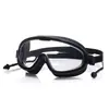 Gafas de Natación para Niños, Alta Definición, Impermeables, Antivaho, Gafas de Natación para Bebés de Marco Grande, Gorro de Natación, Gafas de Baño para Niños y Niñas