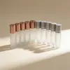 Frasco de Vidro com Esfera Rolante para Óleo Essencial, Frasco Rolante com Líquido para Crescimento Capilar, Frasco Refil de Perfume, Frasco para Terapia de Massagem, Frasco Refil de Óleo Essencial de 10ml