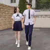 Camisas de Uniforme Escolar de Ensino Médio Taiwanês, Conjuntos de Uniforme Escolar Estilo Academia, Roupas para Alunos do Ensino Fundamental e Médio, Estilo Campus, Estilo Coreano