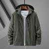Chaqueta Casual de Otoño para Hombres de Mediana Edad y Ancianos, Ropa de Primavera y Otoño para Hombre, Chaqueta de Cuello Alto con Forro Polar para Papá