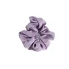 Anillo de Color Sólido Retro con Lazo Grande de Satén de Seda para Niña Francesa, Anillos para el Cabello, Cuerda para Cola de Caballo, Banda para el Cabello ins, Accesorios para el Cabello Coreanos