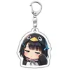 Arknights 2D Chica Pingüino Gugu Gaga Llavero Colgante de Acrílico Merchandising de Dibujos Animados del Juego