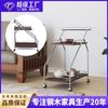 Carrito comedor de empuje manual para bebidas, carrito de té para actividades de hotel, se puede usar para entrega doméstica comercial, coche de reparto, Amazon superventas