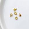 Colgante de Copa de Diamante de Zirconia Colorido Individual Colgante Relleno de Oro de 18K Joyería Hecha a Mano DIY Pulsera Collar Aretes Accesorios
