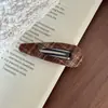 Pinza para el pelo de tela coreana a cuadros de alta gama, pinza para flequillo lateral, pinza BB simple de temperamento, todo a juego para pelos sueltos, accesorios para el pelo