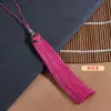 Sombrero de 13 cm con Patrón de Nube Fleco de Borla de Aleación Traje Antiguo Hanfu Colgante Largo de Cloisonné Colgante para Coche Colgante de Borla