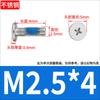 Acero Inoxidable 304 Cabeza Delgada Cabeza Plana Phillips cm Dispensación Antiaflojamiento Pegamento Azul Tornillos M1.2-M5M6M7M8