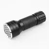 Linterna ultravioleta Violeta de 21 LED Lámpara para Uñas Detección de fluorescencia UV según billete seco linterna de fábrica en stock