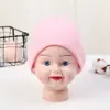 Gorro de Punto para Bebé de 1 a 5 Años 2024 Otoño e Invierno Gorro Infantil Niños y Niñas Color Sólido Lana Cálido de Invierno Gorro de Caramelo