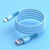 Cabo de dados de luz de silicone líquido para Apple Android TYPE-C Huawei Xiaomi Mobile Phone Super Fast Charging Wire