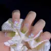 Uñas Postizas Personalizadas Pure Desire, Manicura Portátil de Alta Gama, Uñas Postizas Blanqueadoras, Uñas Portátiles, Uñas de Manicura Terminadas