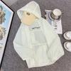 Chaqueta con capucha para protección solar de verano 2026 para niños Haima, Ropa estilo coreano para niños, Chaqueta ligera de moda para niñas