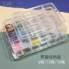 Caja de Almacenamiento para Cubiertos Accesorios de Plástico Cuentas de Jade Cuentas Sueltas Pulsera de Rejilla Joyería DIY Bandeja de Compartimentos Accesorios de Exhibición de Joyería