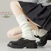 Cubiertas de calcetín Wepina para Primavera y Verano, Calcetines de punto blancos para niñas, Calcetines hasta la pantorrilla estilo japonés, Calcetines holgados para mujer