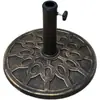 Base fija para sombrilla de resina, sombrilla de poste central, sombrilla solar para exteriores, base de cemento, soporte para base de sombrilla, PP