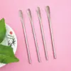 Junneng aço inoxidável cabo redondo colher de lixar colher de café colher de misturar pegador de gelo colher de sobremesa sorvete fábrica atacado