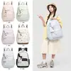 Mochila de estilo dulce de gran capacidad y múltiples compartimentos, modelo popular para chicas de secundaria y preparatoria, mochila escolar que protege la columna vertebral, mochila de alto valor estético
