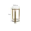 Estilo crema lujo ligero soporte para plantas de suelo simple sala de estar mueble de TV lateral estante de almacenamiento de sofá soporte para plantas arte de hierro estante para macetas