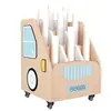 Mesa de Arte Móvel para Jardim de Infância Sala de Aula de Artes Armário de Armazenamento de Papel de Desenho em Madeira Maciça Estúdio de Educação Infantil Rack Organizador Armário de Artes