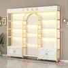 Prateleira de Cosméticos Display Rack Multicamadas Gabinete de Exibição de Produtos para Salão de Beleza Skincare Salão de Unhas Barbearia Gabinete de Exibição