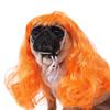 Pelucas para Mascotas, Accesorios Universales para el Pelo de Gatos y Perros, Estilismo y Decoración para Fiestas Navideñas, Pelo Largo Ondulado Festivo, Dibujos Animados Lindos