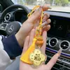 Oro Tendencia Nacional Colgante de Fortuna para Coche Lingote de Oro Puro Adorno Llavero Cadena para Teléfono Colgante Regalo Venta al por Mayor