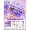 Pulsera Juguete para Jardín de Infancia Cuentas Hecho a Mano Kit de Materiales DIY Pulsera para Niña Pequeña Set de Cuentas Caja de Regalo Recuerdo