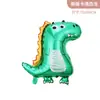 Balão de Alumínio Festa Dinossauro Estilo Ins Balão de Filme de Alumínio Aniversário de Bebê Um Ano Layout de Fundo Decoração de Festa Balão Celebridade da Internet