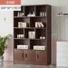 Vitrina de Cosméticos Contenedor Simple Moderno Gabinete de Salón de Belleza Gabinete de Salón de Uñas Estante de Productos para Barbería Estante de Exhibición