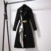 2026 Primavera y Otoño Nuevo de Moda Estilo Coreano para Mujer Gabardina de Longitud Media a la Moda Casual Chaqueta de Manga Larga para Mujer