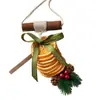 Pendente de Decoração de Natal Estilo Livro Vermelho Pequeno Laranja Aromaterapia Pendurado no Carro Atmosfera Decoração Pendurada no Carro Presente para Carro Fragrância
