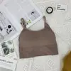 Fábrica de Origem 646# Top Tomara-que-caia Canelado Sem Costura com Bojo Costas Bonitas Camiseta Regata Lingerie Tomara-que-caia Roupa Íntima para Dormir Esportes