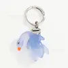 Venta Directa de Fábrica Llavero de Concha Degradada Colgante Creativo Luminoso Estilo Océano Encanto para Bolso de Niña Estilo Pareja