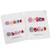 [Pegatinas de Uñas Infantiles Más Vendidas] Lindos Pegatinas de Uñas de Caricatura Serie de Colores Dopamina para Bebés de 3 a 10 Años, Parches de Uñas Artísticas Hechos a Mano
