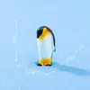 Micro Paisagem Resina Ornamentos Tamanho Antártico Pinguim Glaciar Série Leão Marinho Floco de Neve Iceberg Resina Artesanato Ornamentos