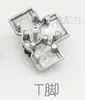 GM20 Accesorios para Escritorio de Oficina Tubo Redondo de Aleación de Aluminio Tira de Goma Panel de Pantalla Partes de Estación de Trabajo Columna Cilíndrica Tira de Tarjeta de Plástico