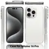 Capa para Celular Apple 17Pro Adequada para Iphone16 Transparência Alta Anti-Riscos 15 Capa Protetora Anti-Queda Capa Transparente