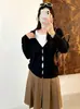 Suéter de Punto Básico de Talla Grande Estilo Falso Dos Piezas Bloque de Color 2026 Invierno Talla Grande Versátil Casual para Mujer Capa Base