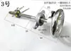 Juego de Tornillo y Tuerca para Mesa Deslizante de Máquina, Juego de Tornillo de Manivela Manual para Ajuste de Riel Guía, Volante con Tornillo Trapezoidal