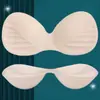 Almofadas de Silicone Espessas Realistas para Seios Femininos, Inserções de Sutiã Respiráveis de Peça Única para Regatas e Lingerie