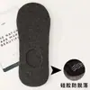 Meias masculinas ultra-curtas cor sólida tornozelo masculinas finas invisíveis de corte baixo cano baixo meias de verão antiderrapantes respiráveis